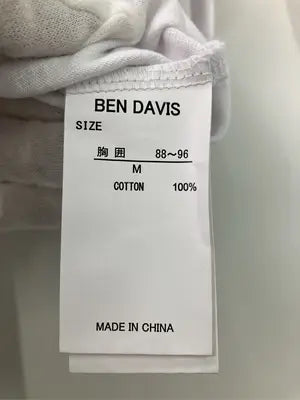BEN DAVIS/ベンデイビス/Tシャツ/カットソー/トップス/ホワイト/Medium