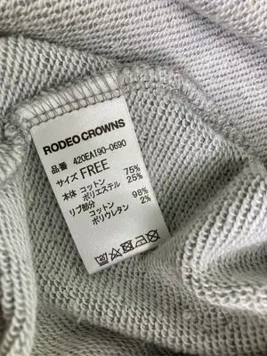 RODEO CROWNS/ロデオクラウンズ/パーカー/トップス/グレー/FREE