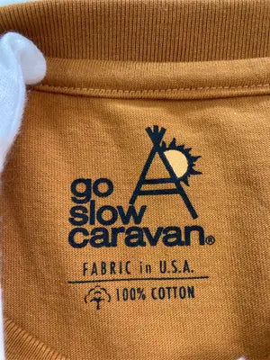 go slow caravan/ゴースローキャラバン/Tシャツ/カットソー/トップス/ブラウン/4L