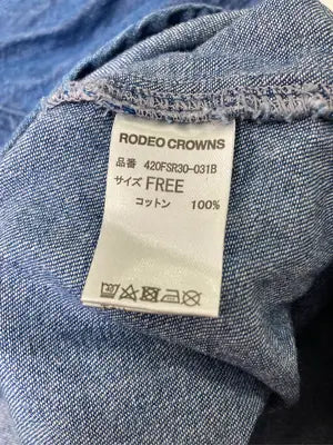 RODEO CROWNS/ロデオクラウンズ/シャツ/ブラウス/トップス/ブルー/FREE