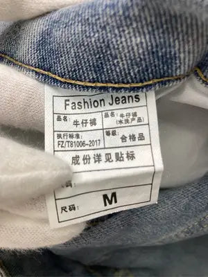 Fashion jeans/ファッションジーンズ/デニムパンツ/パンツ/ブルー/M
