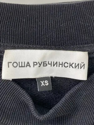 gosha rubchinskiy/スウェット/トップス/ブラック/XS