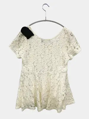 CECIL McBEE/セシルマクビー/Tシャツ/カットソー/トップス/アイボリー/M