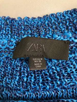 ZARA/ザラ/ニット/セーター/トップス/ブルー/M