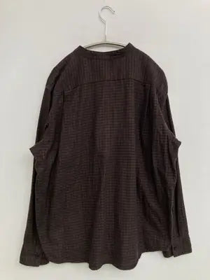 無印良品/ムジルシリョウヒン/シャツ/ブラウス/トップス/ブラウン/L