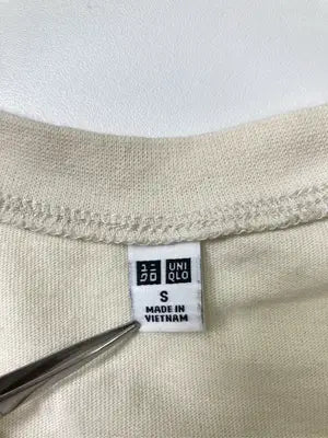 UNIQLO/ユニクロ/Tシャツ/カットソー/トップス/アイボリー/S