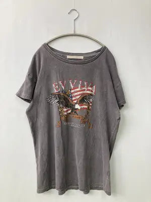 Ray Cassin/レイカズン/Tシャツ/カットソー/トップス/グレー