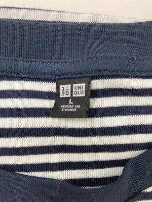 UNIQLO/ユニクロ/Tシャツ/カットソー/トップス/ネイビー/L