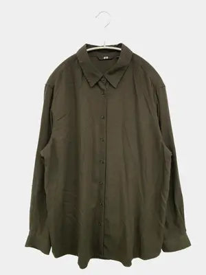 UNIQLO/ユニクロ/シャツ/ブラウス/トップス/カーキ/XXL