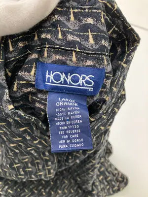 HONORS/オナーズ/シャツ/ブラウス/トップス/ブラック/LARGE