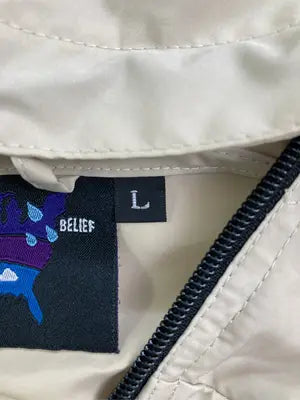 belief/ナイロンジャケット/ジャケット/アウター/ベージュ/L