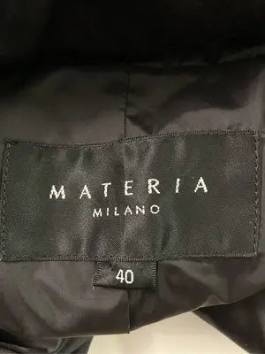 MATERIA MILANO/ダウンジャケット/コート/ジャケット/アウター/ブラック/40