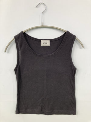 W.W.G/フーズフーギャラリー/タンクトップ/トップス/ブラック/F