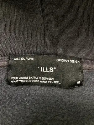 ills/イルズ/パーカー/トップス/グレー/M