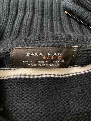 ZARA MAN BASIC/ニット/セーター/トップス/ブラック/M