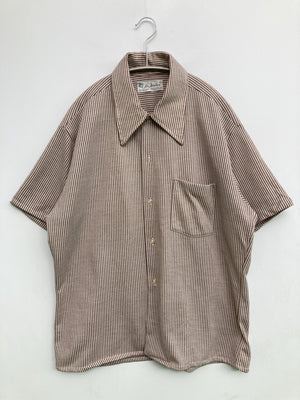 fin water/ポロシャツ/トップス/ブラウン/L