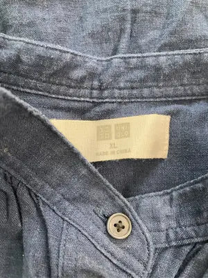 UNIQLO/ユニクロ/シャツ/ブラウス/トップス/ネイビー/XL