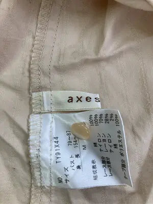 axes femme/アクシーズファム/Tシャツ/カットソー/トップス/ベージュ/M   バスト79～87   身長154～162