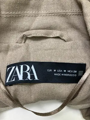 ZARA/ザラ/ショートコート/ジャケット/アウター/ベージュ/USA M