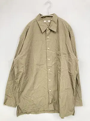 UNIQLO/ユニクロ/シャツ/ブラウス/トップス/カーキ/L