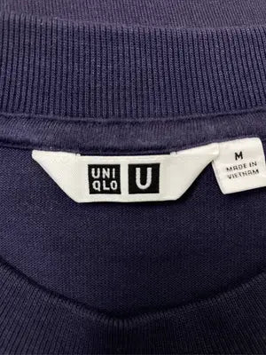 UNIQLO/ユニクロ/Tシャツ/カットソー/トップス/ネイビー/M