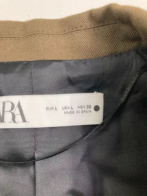 ZARA/ザラ/テーラードジャケット/ジャケット/アウター/ブラウン/EUR L/USA L/MEX 30