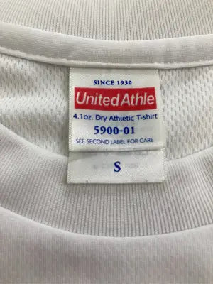 United Athle/ユナイテッドアスレ/Tシャツ/カットソー/トップス/ホワイト/S
