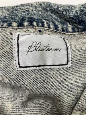 Blistorm/デニムジャケット/ジャケット/アウター/ネイビー/M