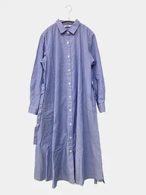 UNIQLO/ユニクロ/シャツワンピース/ワンピース/ドレス/ブルー/M