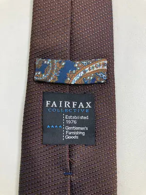 FAIRFAX/フェアファックス/ネクタイ/ファッション雑貨/ブラウン