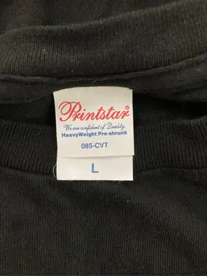 Printstar/プリントスター/Tシャツ/カットソー/トップス/ブラック/L