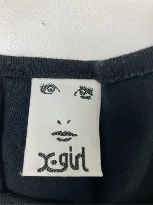 X-GIRL/エックスガール/Tシャツ/カットソー/トップス/ブラック/2
