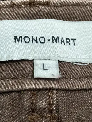 MONO-MART/モノマート/デニムパンツ/パンツ/ブラウン/L