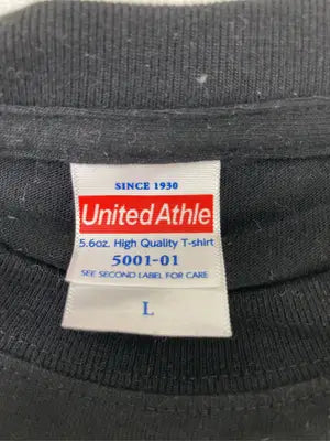 United Athle/ユナイテッドアスレ/Tシャツ/カットソー/トップス/ブラック/L