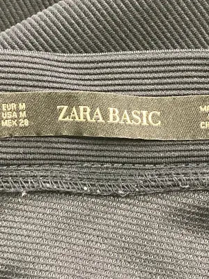 ZARA BASIC/ザラベーシック/ショート/ミニスカート/スカート/ブラック/M