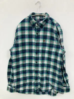 CHAPS/チャップス/シャツ/ブラウス/トップス/グリーン/L/G