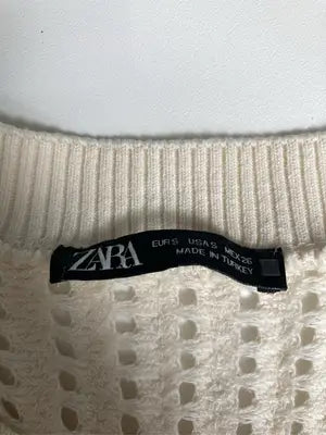 ZARA/ザラ/ニット/セーター/トップス/アイボリー/S