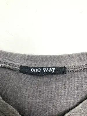 One Way/ワンウェイ/Tシャツ/カットソー/トップス/グレー/F