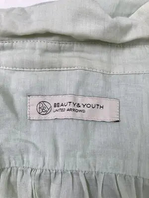 BEAUTY&YOUTH/ビューティーアンドユース/シャツ/ブラウス/トップス/ライトグリーン