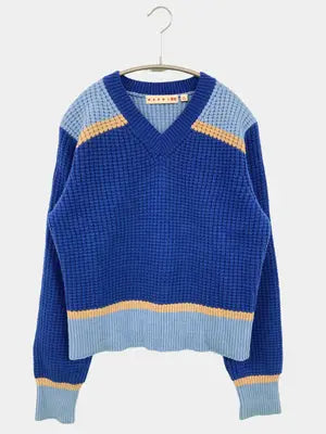 MARNI/マルニ/ニット/セーター/トップス/ブルー/XL
