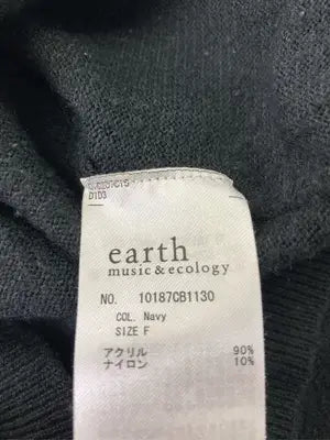 earth music&ecology/アースミュージックアンドエコロジー/ニット/セーター/トップス/ネイビー/F