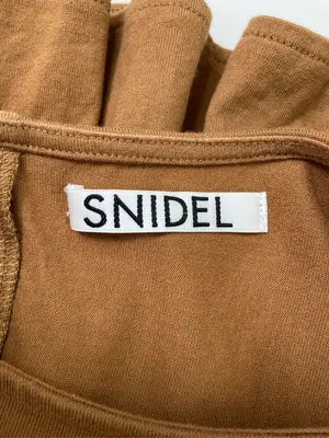 SNIDEL/スナイデル/Tシャツ/カットソー/トップス/ブラウン/F