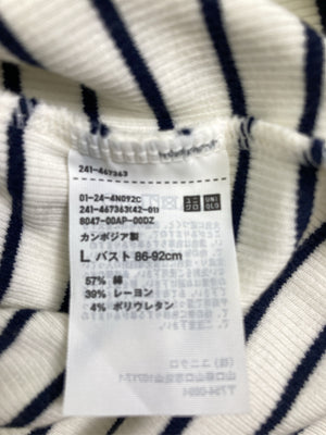 UNIQLO/ユニクロ/Tシャツ/カットソー/トップス/ホワイト/L