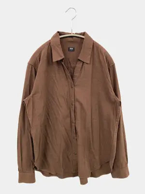 UNIQLO/ユニクロ/シャツ/ブラウス/トップス/ブラウン/M