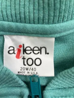 aileen.too/スウェット/トップス/グリーン/20W/40