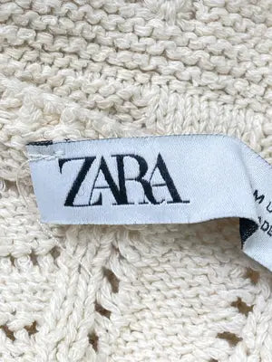 ZARA/ザラ/ベスト/トップス/アイボリー/USA M