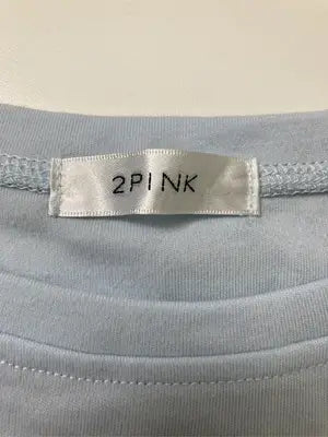 2PINK/ツーピンク/Tシャツ/カットソー/トップス/スカイブルー/L  バスト86～94　身長154～162