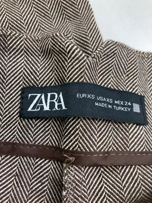 ZARA/ザラ/その他パンツ/パンツ/ブラウン/XS