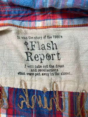 FLASH REPORT/フラッシュリポート/シャツ/ブラウス/トップス/レッド/S