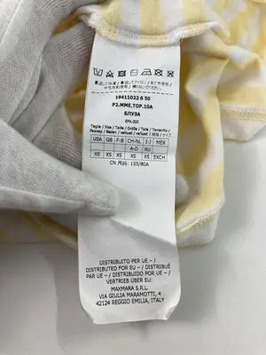 MaxMara/マックスマーラ/Tシャツ/カットソー/トップス/イエロー/XS